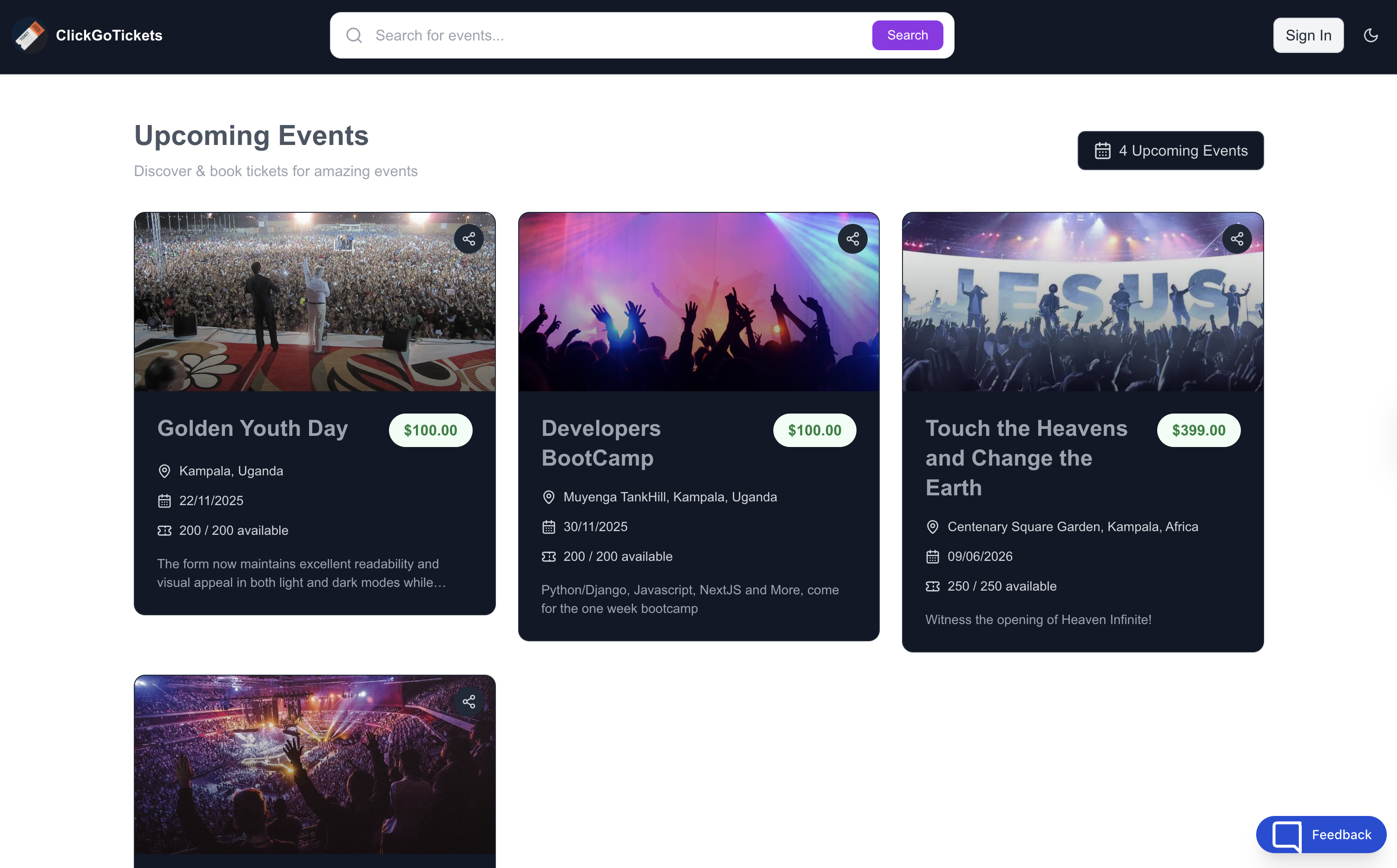 Online Tickets Booking